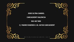 abogado Jose Oltra Candel en la localidad de Carcaixent