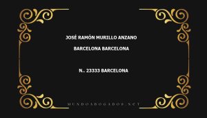 abogado José Ramón Murillo Anzano en la localidad de Barcelona