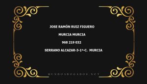 abogado Jose Ramon Ruiz Figuero en la localidad de Molina de Segura