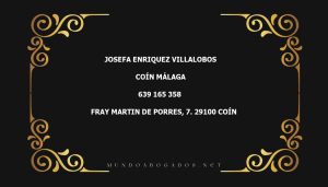 abogado Josefa Enriquez Villalobos en la localidad de Coín