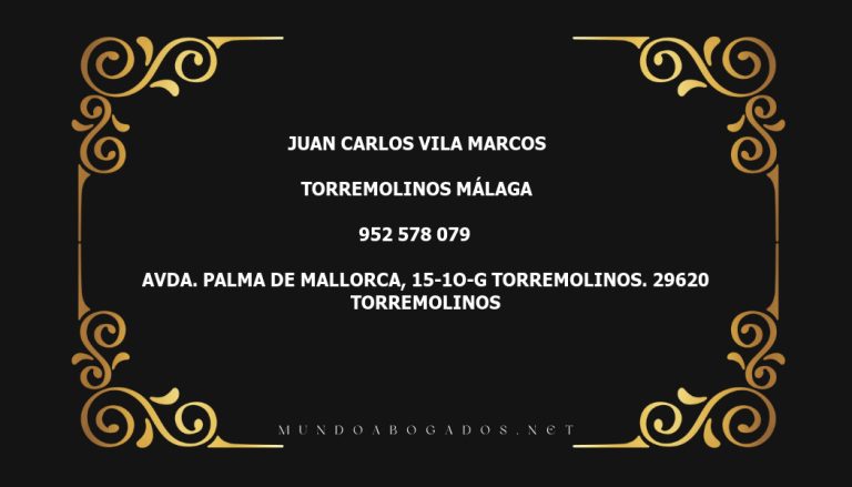 abogado Juan Carlos Vila Marcos en la localidad de Torremolinos