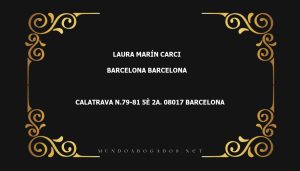 abogado Laura Marín Carci en la localidad de Barcelona