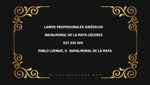 abogado Lawde Profesionales Jurídicos en la localidad de Navalmoral de la Mata