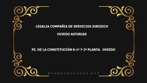 abogado Legalia Compañia De Servicios Juridico en la localidad de Oviedo