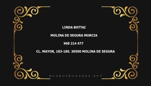 abogado Linda Bottai en la localidad de Molina de Segura