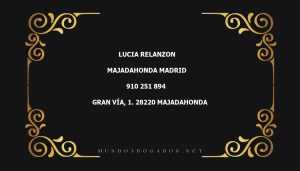 abogado Lucia Relanzon en la localidad de Majadahonda