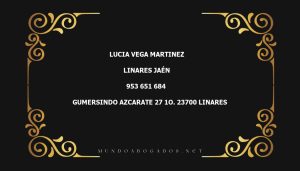 abogado Lucia Vega Martinez en la localidad de Linares