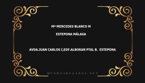 abogado Mª Mercedes Blanco M en la localidad de Estepona