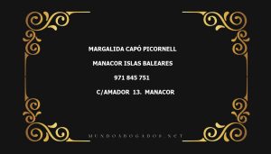 abogado Margalida Capó Picornell en la localidad de Manacor