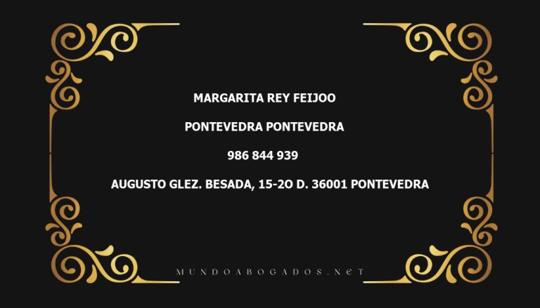 abogado Margarita Rey Feijoo en la localidad de Pontevedra