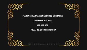 abogado Maria Encarnacion Vilchez Gonzalez en la localidad de Estepona