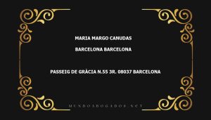 abogado Maria Margo Canudas en la localidad de Barcelona