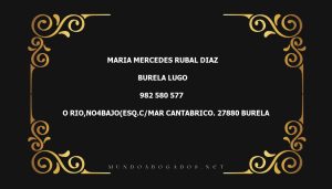 abogado Maria Mercedes Rubal Diaz en la localidad de Burela