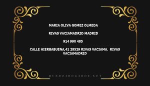 abogado Maria Oliva Gomez Olmeda en la localidad de Rivas Vaciamadrid