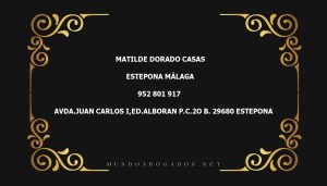 abogado Matilde Dorado Casas en la localidad de Estepona