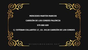 abogado Mercedes Martin Marcos en la localidad de Carrión de los Condes