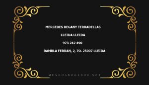 abogado Mercedes Regany Terradellas en la localidad de Lleida