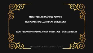 abogado Meritxell Fernández Alonso en la localidad de Hospitalet de Llobregat