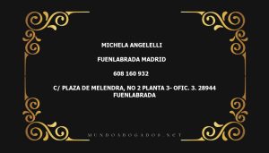 abogado Michela Angelelli en la localidad de Fuenlabrada