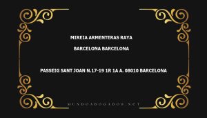 abogado Mireia Armenteras Raya en la localidad de Barcelona