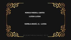 abogado Mireia Pardell Cartes en la localidad de Lleida