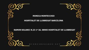 abogado Monica Montecchio en la localidad de Hospitalet de Llobregat