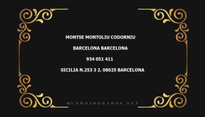 abogado Montse Montoliu Codorniu en la localidad de Barcelona