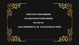 abogado Noelia Del Cura Granado en la localidad de Villaviciosa de Odon