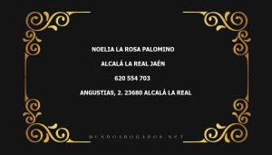 abogado Noelia La Rosa Palomino en la localidad de Alcalá la Real