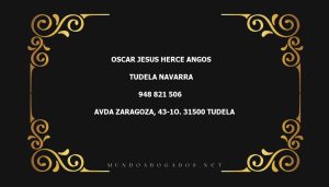 abogado Oscar Jesus Herce Angos en la localidad de Tudela