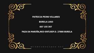 abogado Patricia Peino Villares en la localidad de Burela