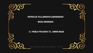 abogado Patricia Villanueva Samaniego en la localidad de Baza