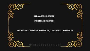 abogado Sara Agenjo Gomez en la localidad de Móstoles