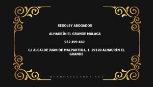 abogado Segoley Abogados en la localidad de Alhaurín el Grande