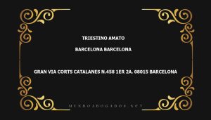 abogado Triestino Amato en la localidad de Barcelona