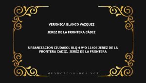 abogado Veronica Blanco Vazquez en la localidad de Jerez de la Frontera