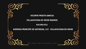 abogado Vicente Prieto Garcia en la localidad de Villaviciosa de Odon