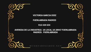 abogado Victoria Garcia Diez en la localidad de Fuenlabrada