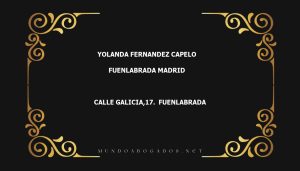 abogado Yolanda Fernandez Capelo en la localidad de Fuenlabrada