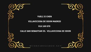 abogado Yueli Ji Chen en la localidad de Villaviciosa de Odon