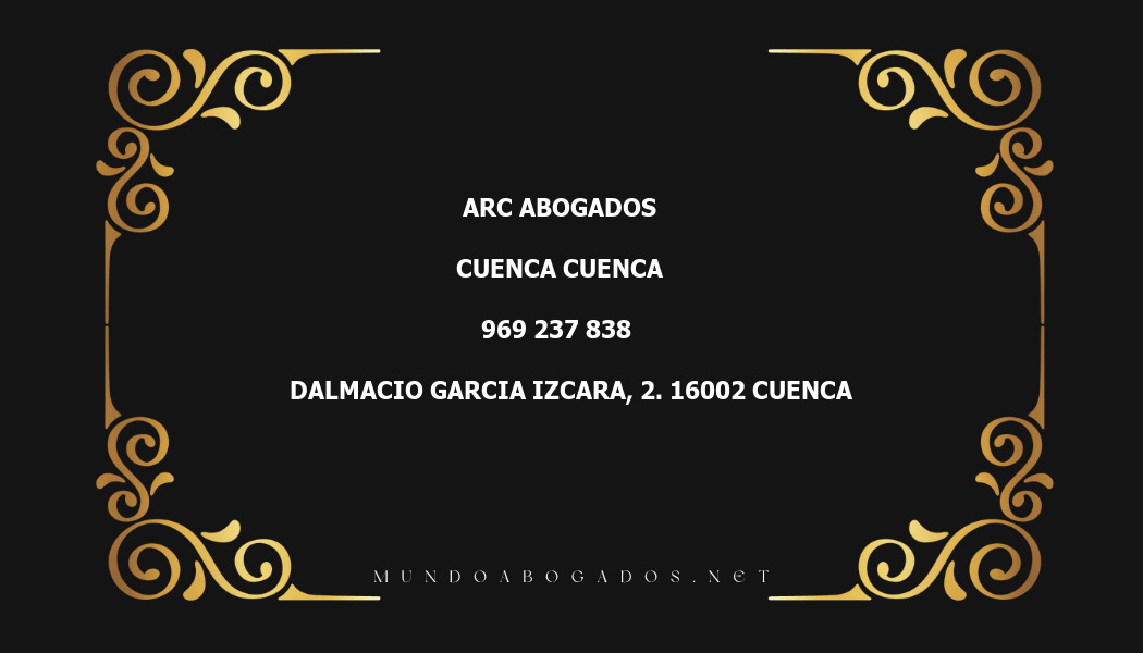 abogado Arc Abogados en la localidad de Cuenca