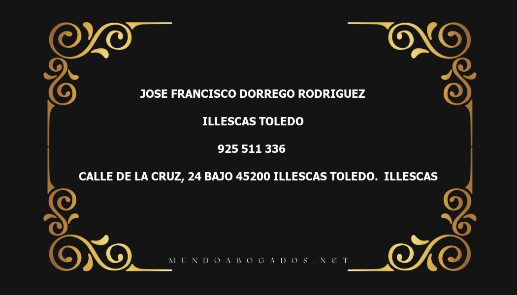 abogado Jose Francisco Dorrego Rodriguez en la localidad de Illescas